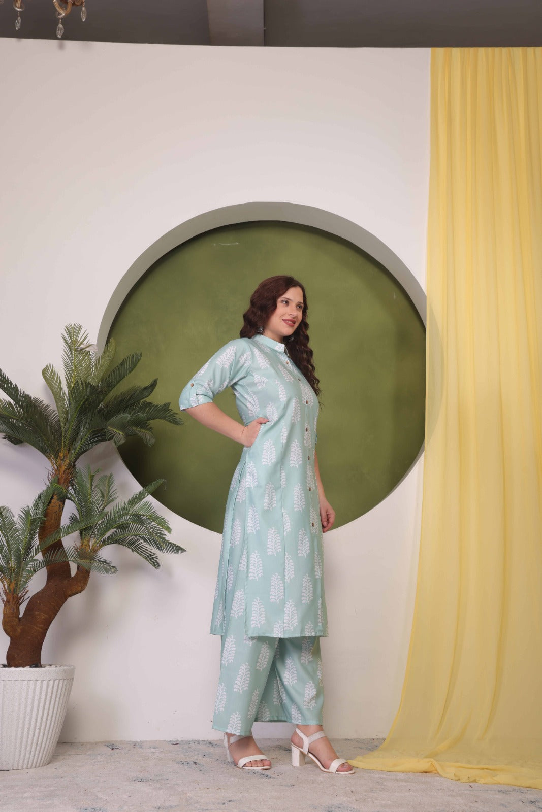 "Premium Cotton A-Line Co-ord Set for Women"