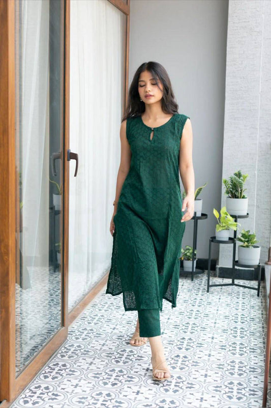 1223 GREEN CO-ORD SET