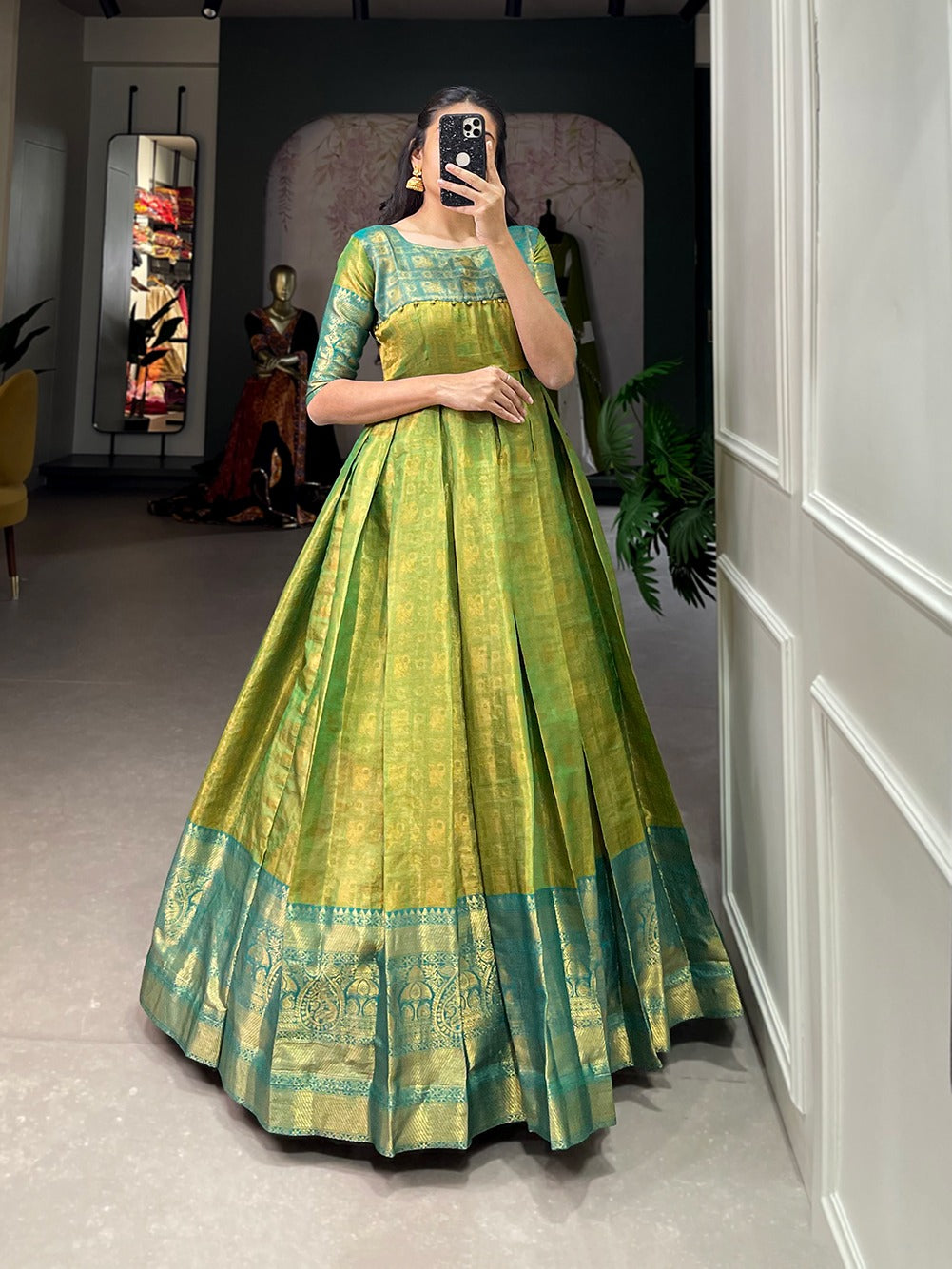 KANJIVARAM GOWN