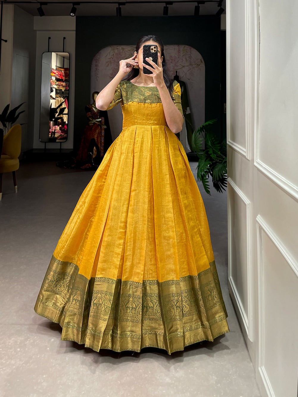 KANJIVARAM GOWN