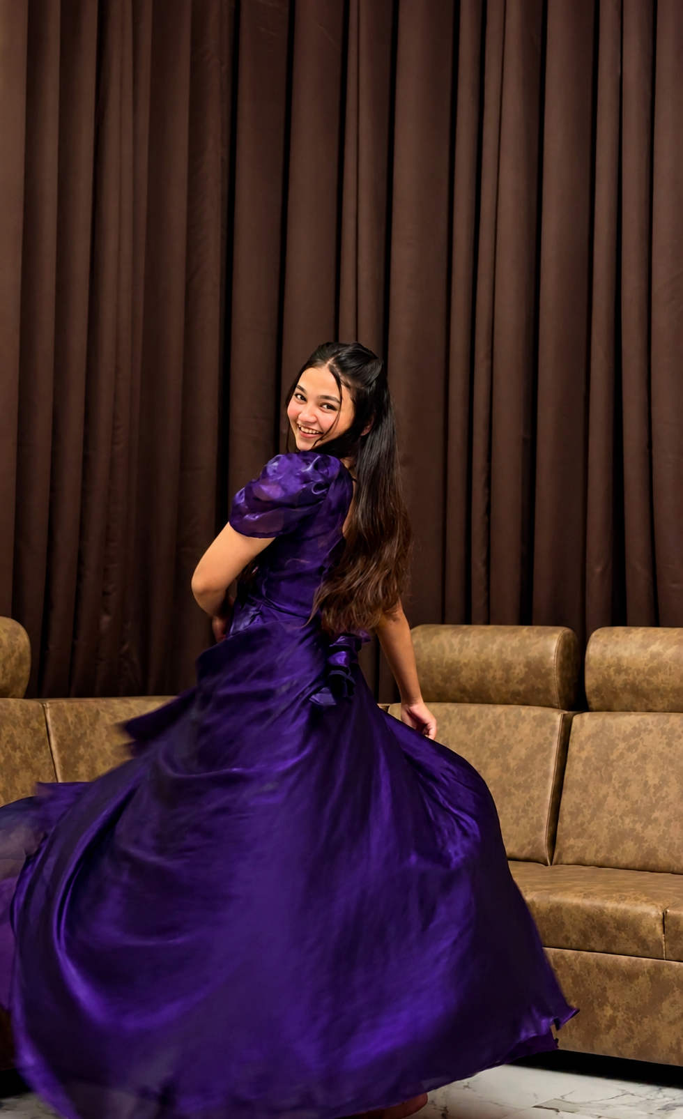 Premium Angel Fendy Silk Gown