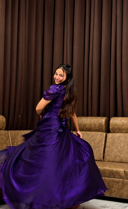 Premium Angel Fendy Silk Gown