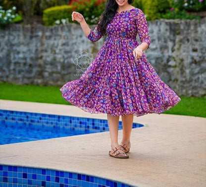 1318 PURPLE KALAMKARI 💜