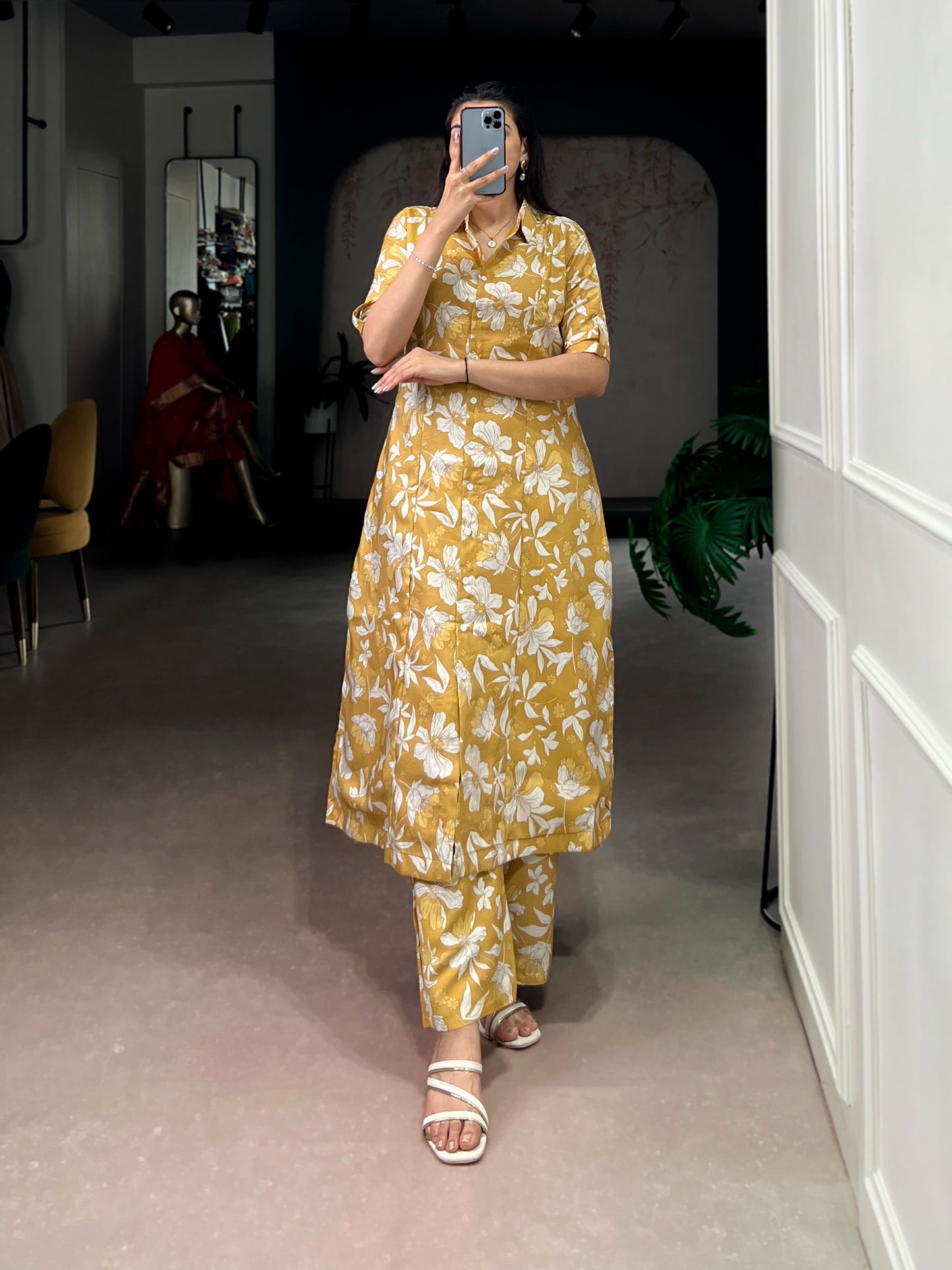 Coral Bloom Co-ord Set