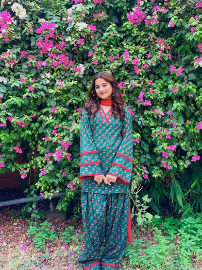 Premium Floral Farshi Set