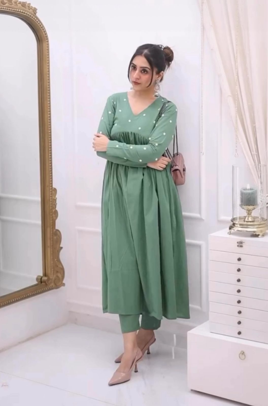 Luxurious Roman Silk Co-Ord Set