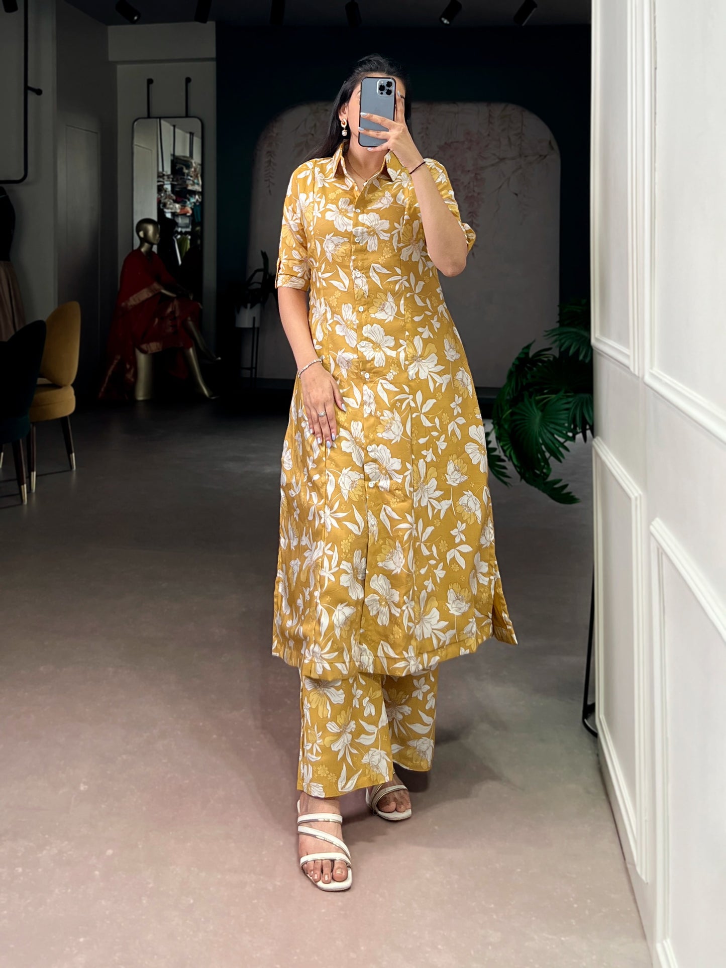 Coral Bloom Co-ord Set