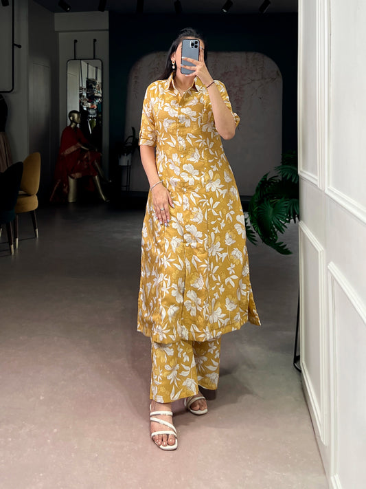 Coral Bloom Co-ord Set