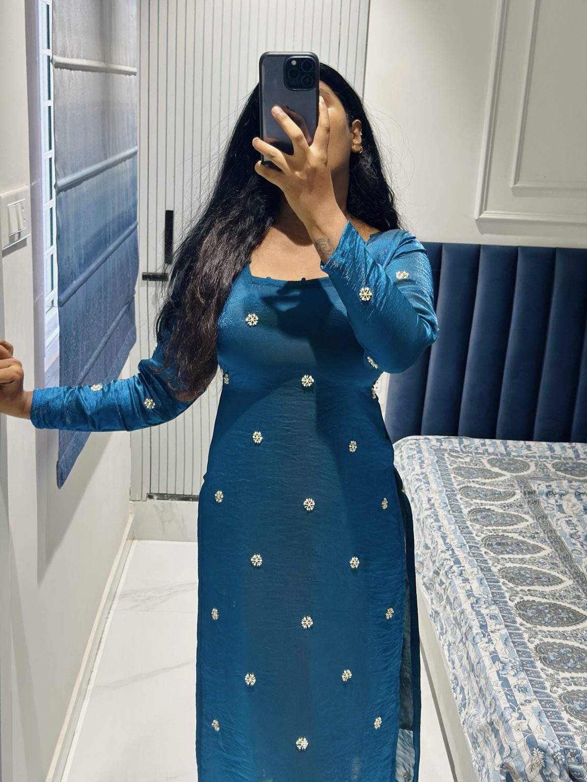 Premium Butta Embroidery Kurta Set