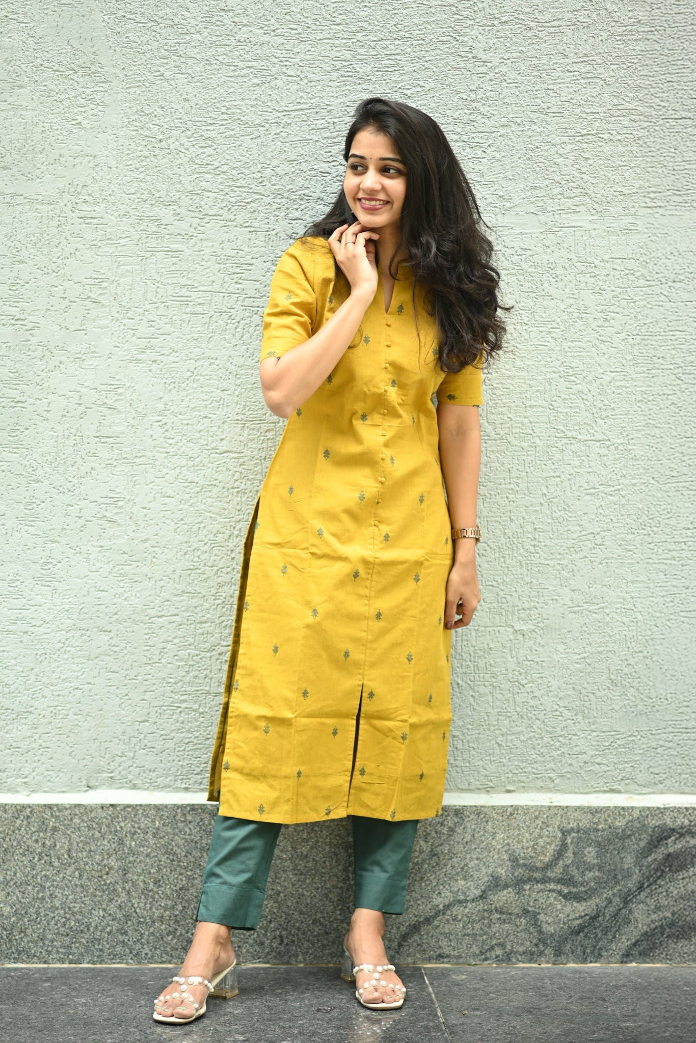Sunlit Charm Chanderi Kurta