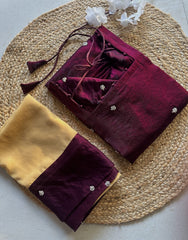 Premium Butta Embroidery Kurta Set