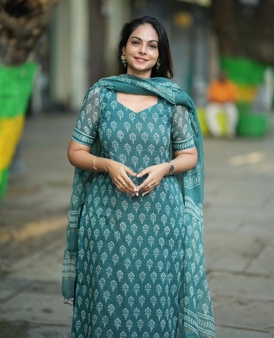 Premium Kota Floral Set