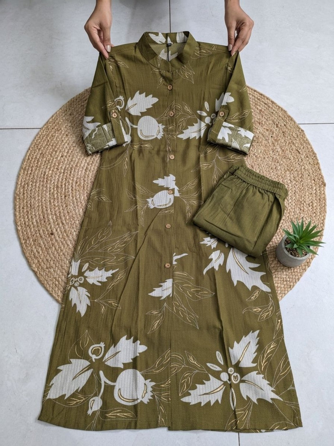 Premium Botanical Grace Co-Ord Set