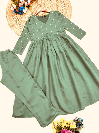 Luxurious Roman Silk Co-Ord Set