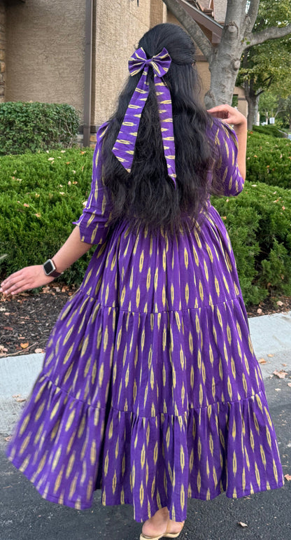 Elegant BTS 💜 Frock With Free BOW