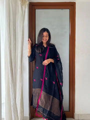 Premium Black Kurta Set