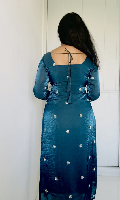 Premium Butta Embroidery Kurta Set