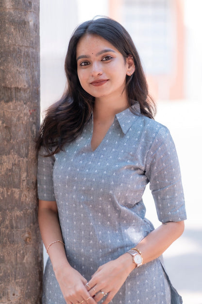 Cupid's Arrow Print Kurti With Pant Set