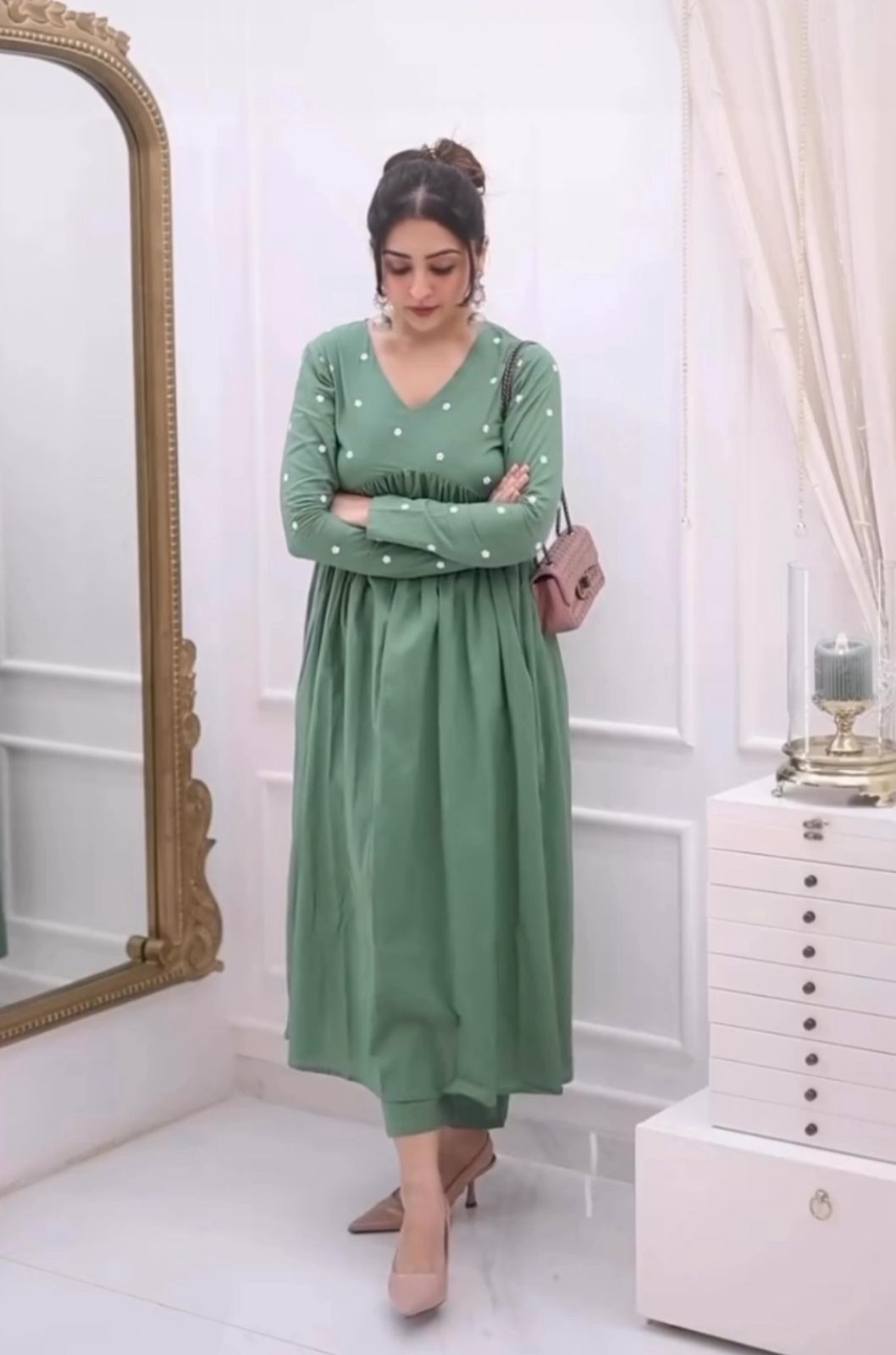 Luxurious Roman Silk Co-Ord Set