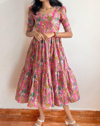 1490 PINK MARIGOLD WITH POCKET  🌺✨
