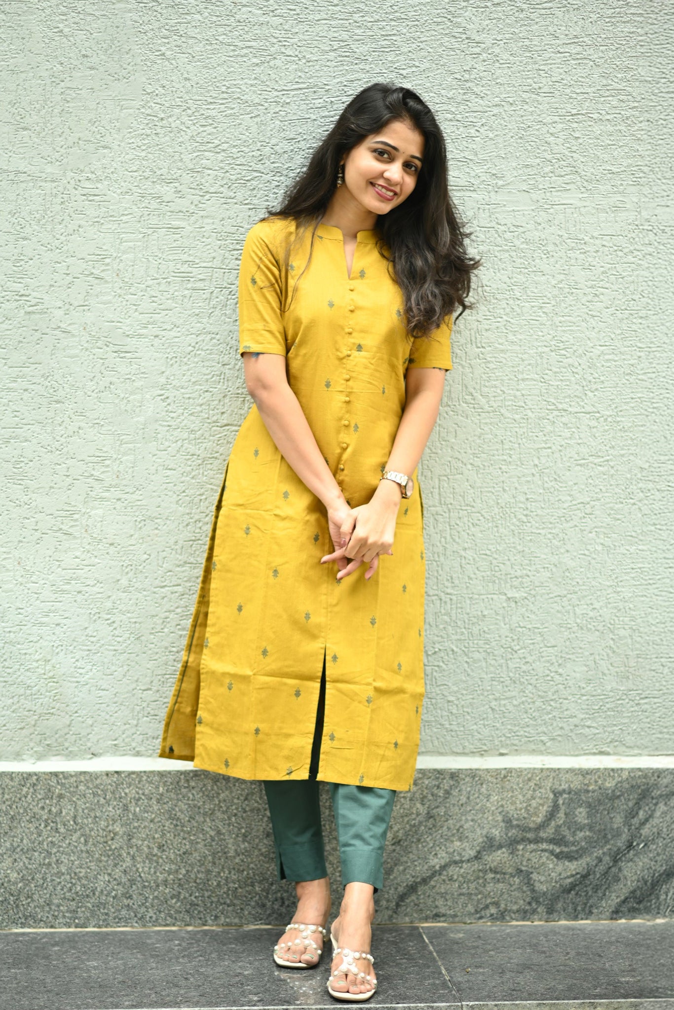 Sunlit Charm Chanderi Kurta