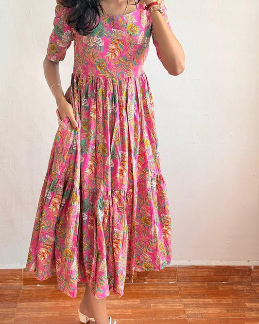 1490 PINK MARIGOLD WITH POCKET  🌺✨