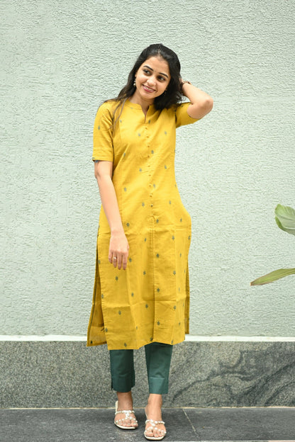 Sunlit Charm Chanderi Kurta